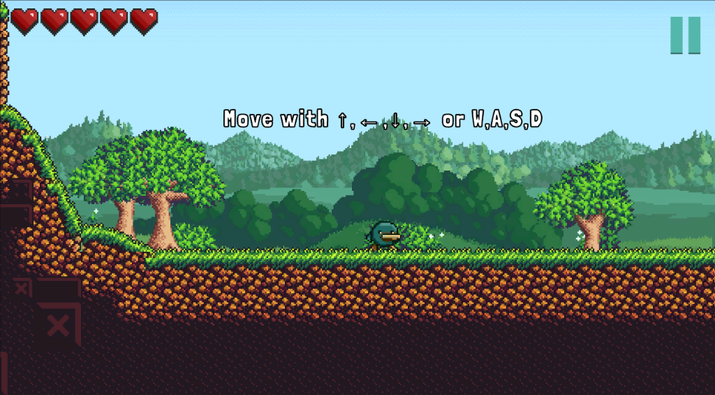 Eryndeth Screenshot - Movement tutorial